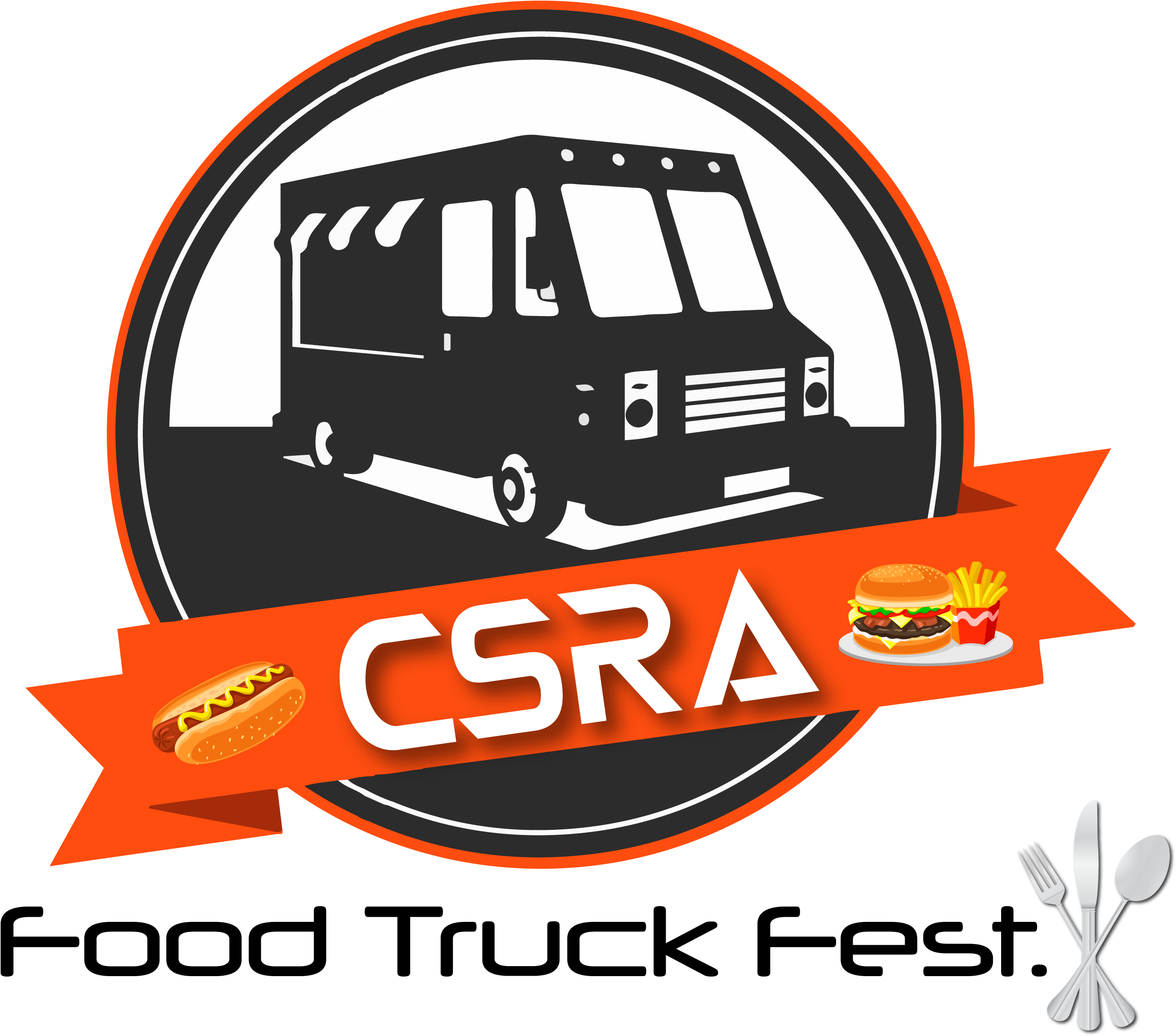 Csra Food Truck Festival (3046x2625), Png Download