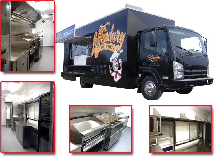 Isuzu Footprint - Isuzu Box Truck Food Truck (734x538), Png Download