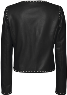 Leather Jacket (509x677), Png Download