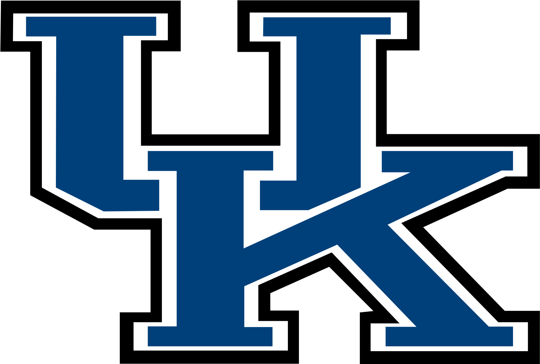 2000px-uk Logo Preston Ursini - Kentucky Basketball Logo (2000x1249), Png Download