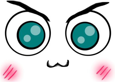 Kawaii Face Png (400x300), Png Download