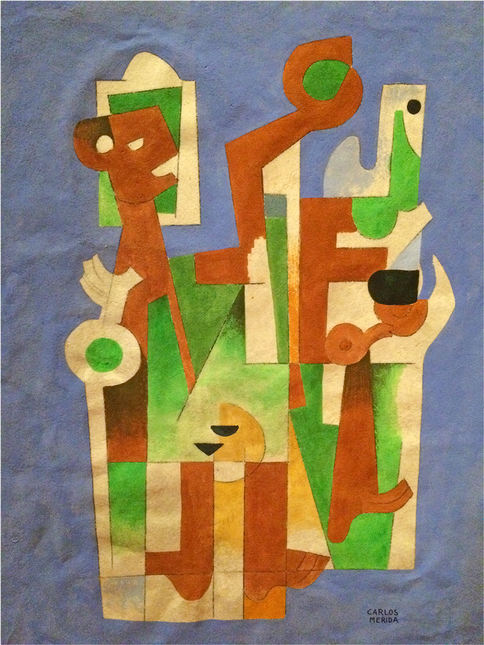 Carlos Merida Mexican Artist Watercolor Of Geometric - Artist (1400x1400), Png Download