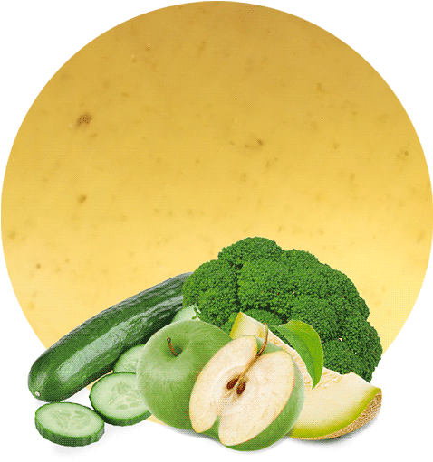 Apple, Cucumber & Kale Juice Nfc - Długi Ogórek Gruntowy Sałatkowy Tessa (cucumis Sativus) (536x595), Png Download