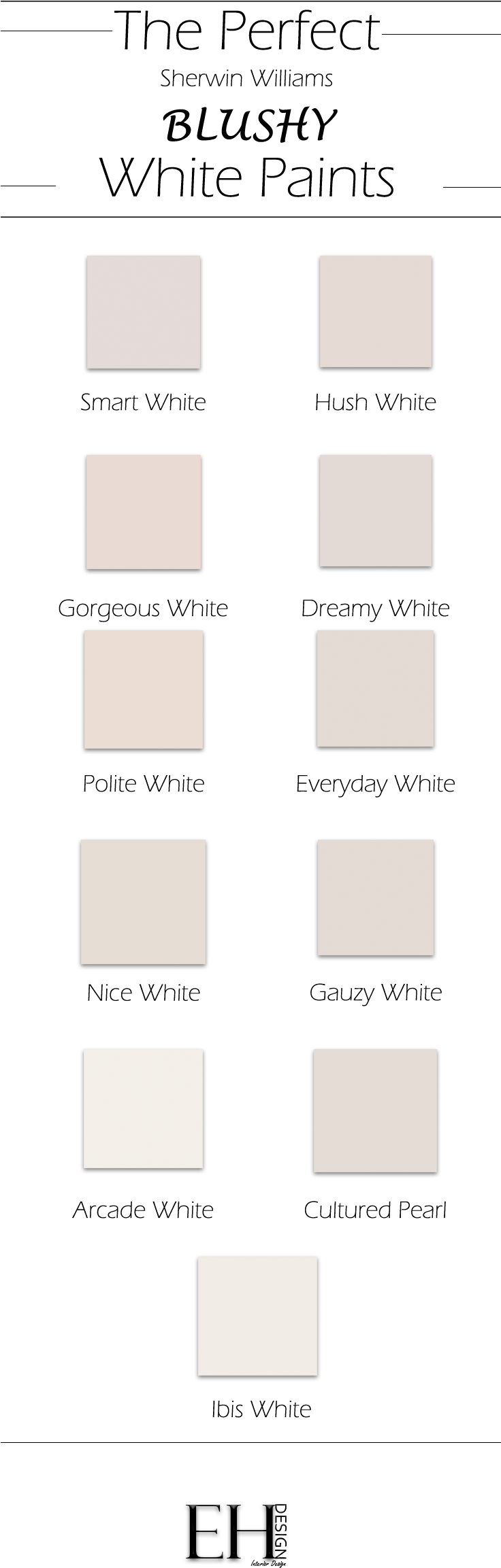 Best White Paint With Blush Undertones - Paint (735x2400), Png Download