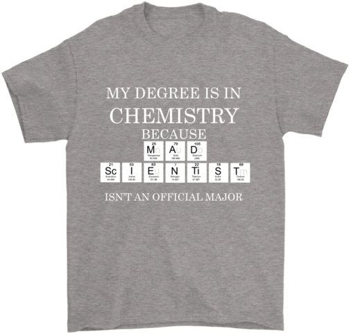 Science Jewelry & Science Shirts - Shirt (600x600), Png Download