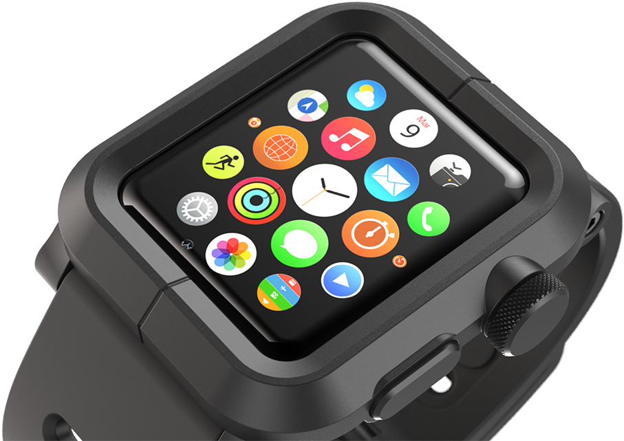 Lunatik Epik Aluminum Apple Watch Case - Lunatik Epik Apple Watch Series 4 (1600x640), Png Download
