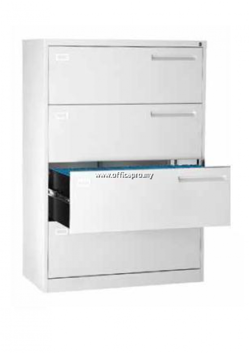Ips-134 4 Drawer Lateral Filing Cabinet - Dresser (700x700), Png Download