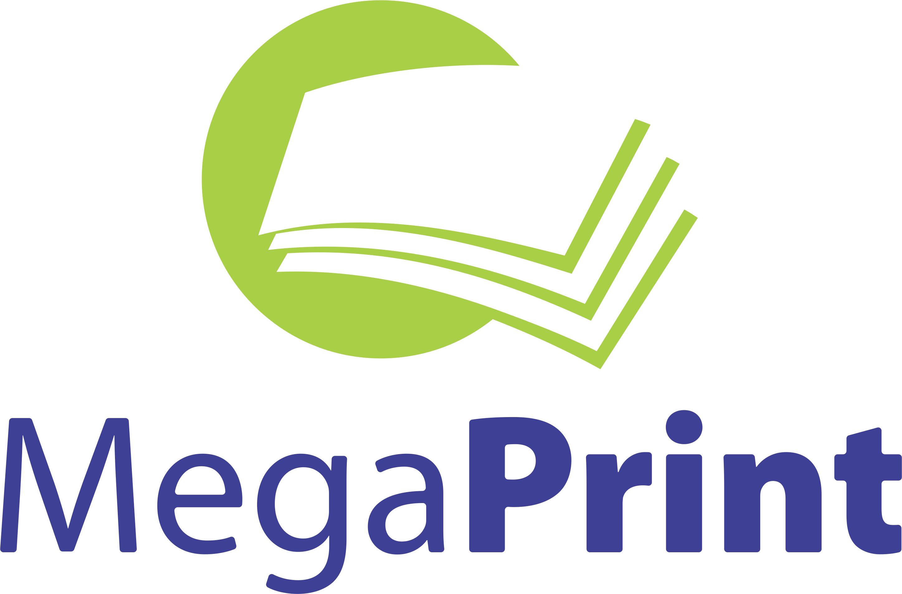 Мега Принт Мега Принт - Graphic Design (2895x1907), Png Download