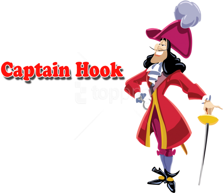 Free Png Download Captain Hook Clipart Png Photo Png - Captain Hook Png (850x695), Png Download