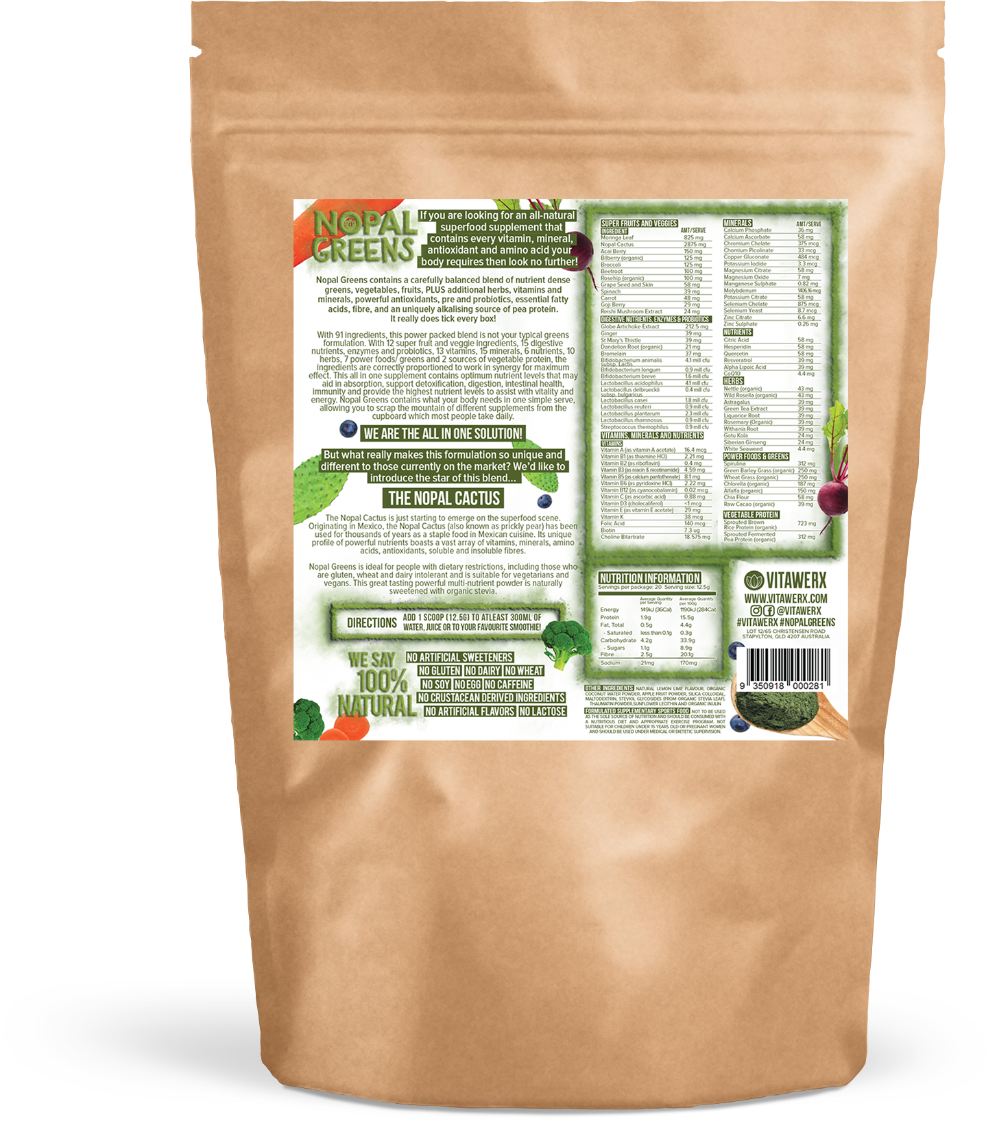 Nopal Greens, Lemon/lime 250g - Snap Pea (1800x2050), Png Download