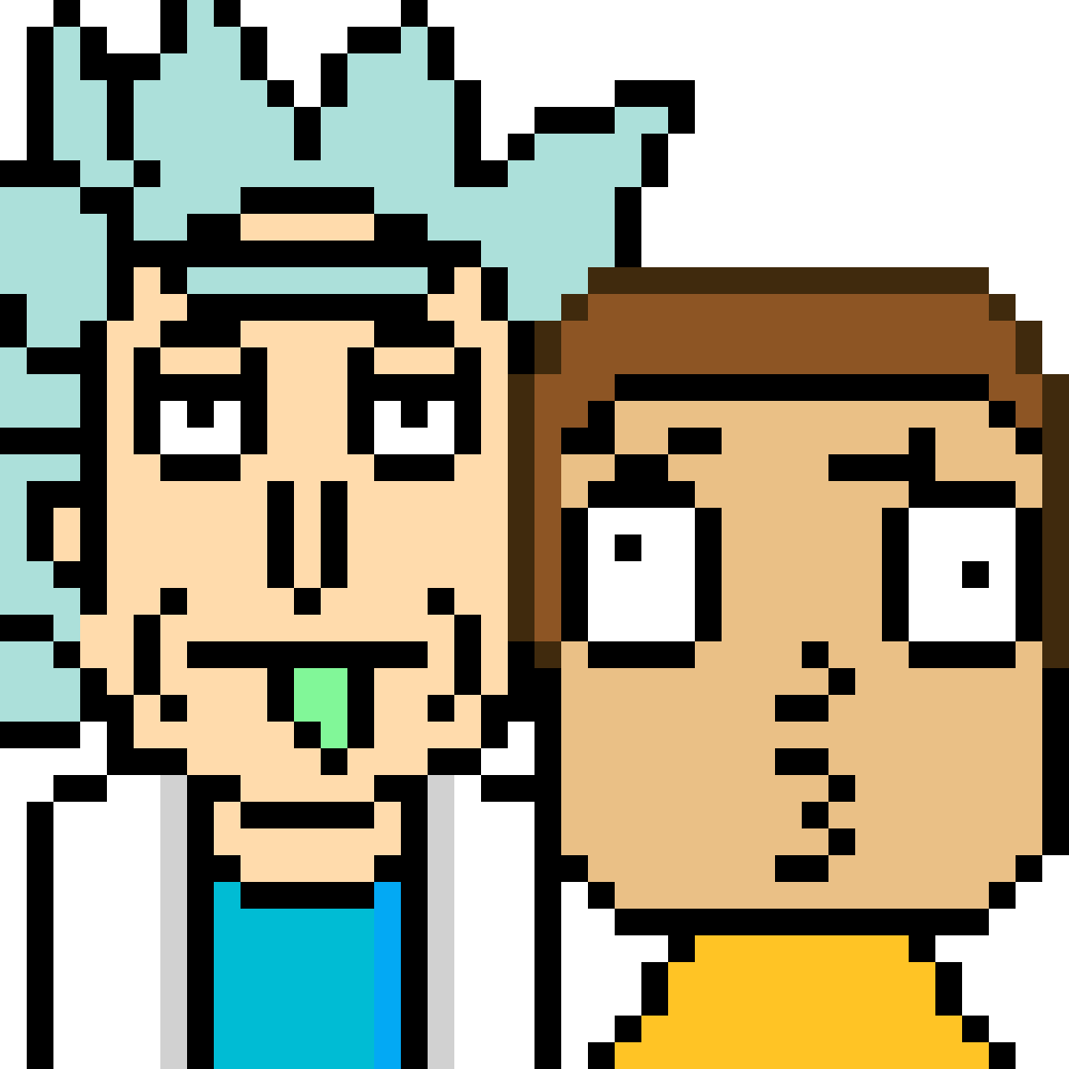 Rick And Morty - Cartoon (1200x1200), Png Download