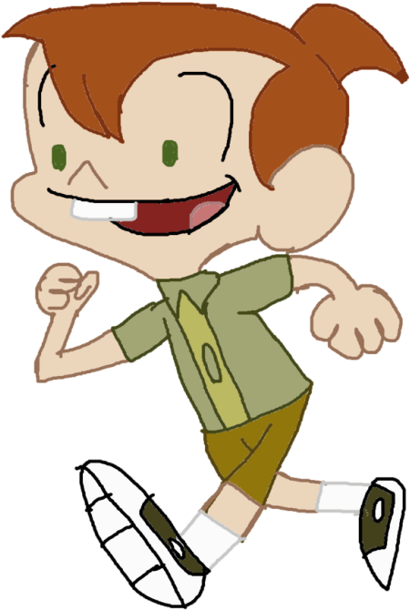 Rudy Tabootie Running-iyt522 - Cartoon (600x800), Png Download