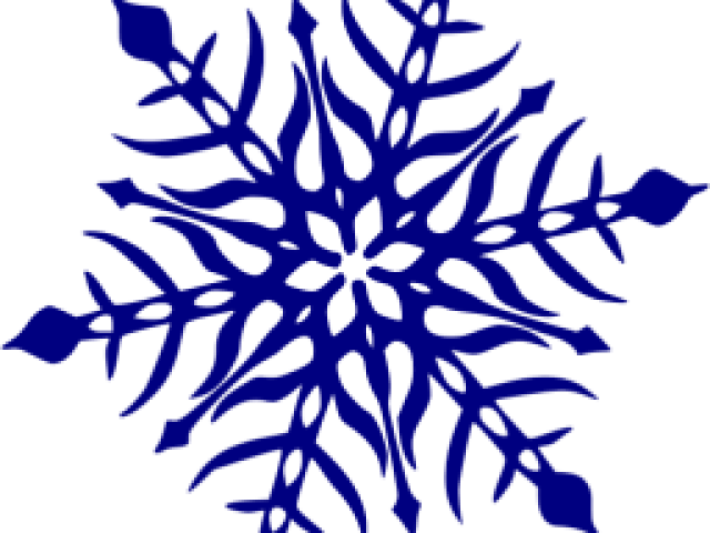 Snowflake Clipart Navy Blue - Pink Snowflake Transparent Background (640x480), Png Download