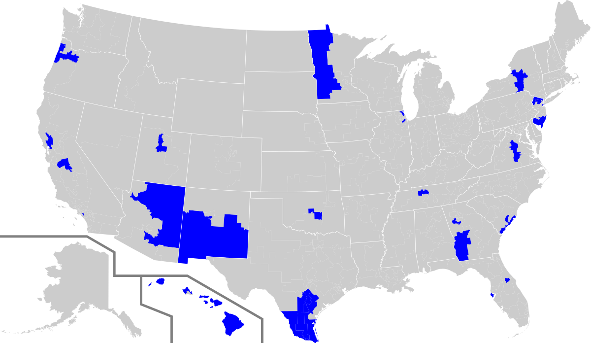 116th Congress Map (1200x696), Png Download
