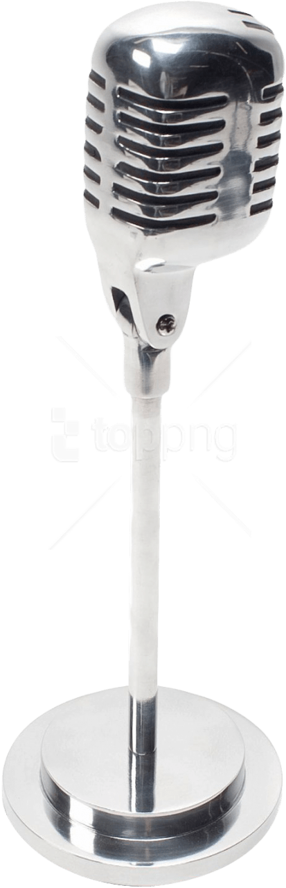 Free Png Podcast Microphone Png Images Transparent - Vintage Microphone Png (480x1341), Png Download