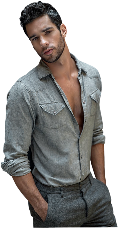 Male Models Hairstyle - Fashion (509x800), Png Download