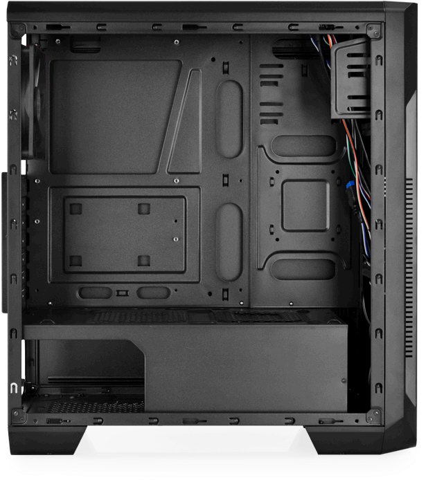 Gamers Looking For A Small Gaming Pc But Still Want - Case Deepcool Mid Tower Chassis D Shield (713x767), Png Download