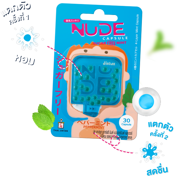 Nude Capsule Sugar Free Mint - Nude Capsule Sugar Mint (580x580), Png Download