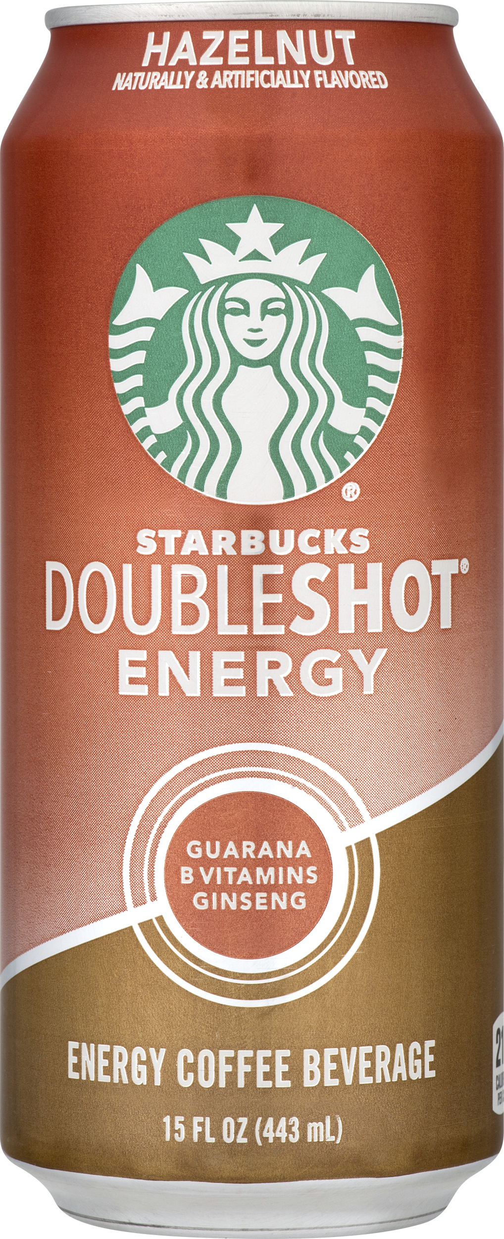 Starbucks Doubleshot Hazelnut Energy Coffee Drink, - Starbucks New Logo 2011 (1018x2500), Png Download