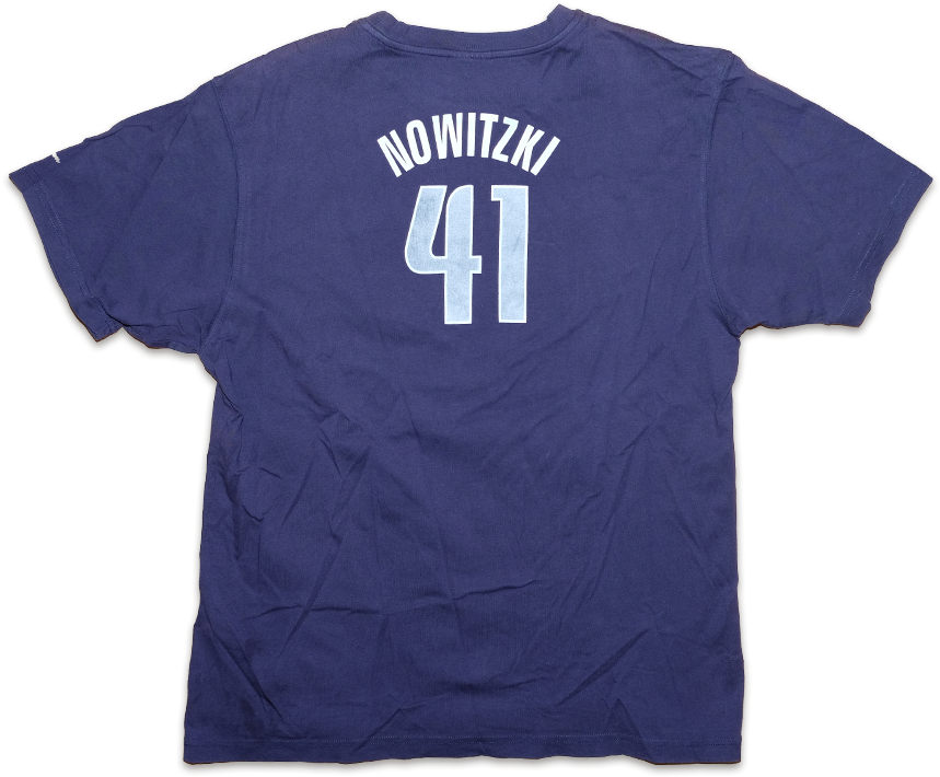 Champion Dirk Nowitzki T-shirt Xlarge - Dallas Mavericks Jersey (900x900), Png Download
