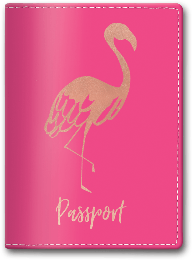 Pink Flamingo Passport Cover - Flamingo (1200x1200), Png Download