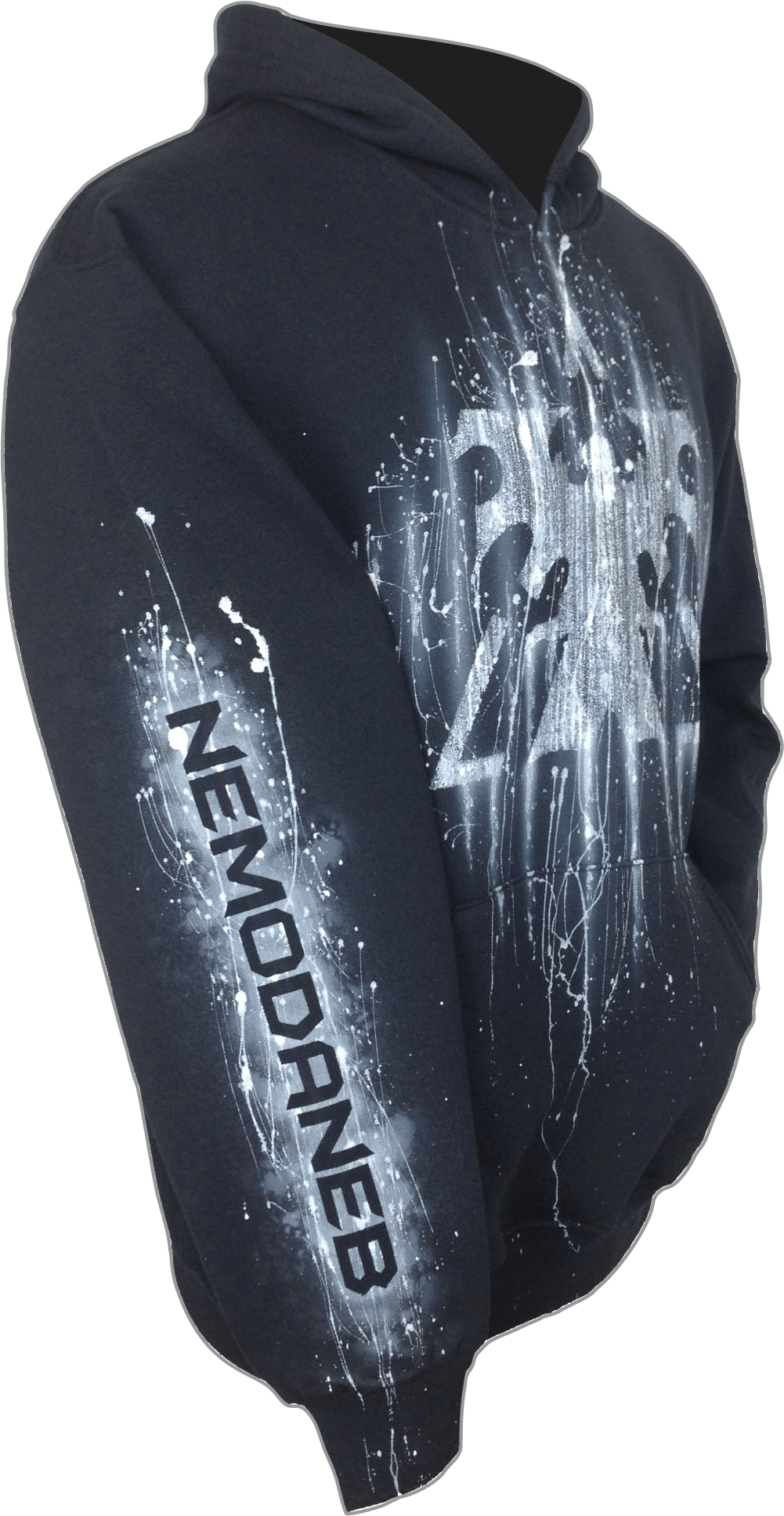 Custom Airbrushed Terran Hoodie Inspired By Starcraft - Hoodie (1039x2009), Png Download
