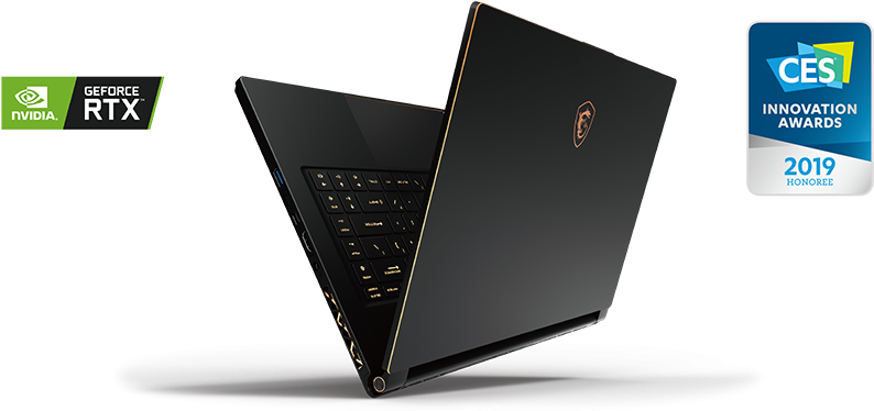 Msi At Ces - Ces 2019 Gaming Laptop (900x392), Png Download
