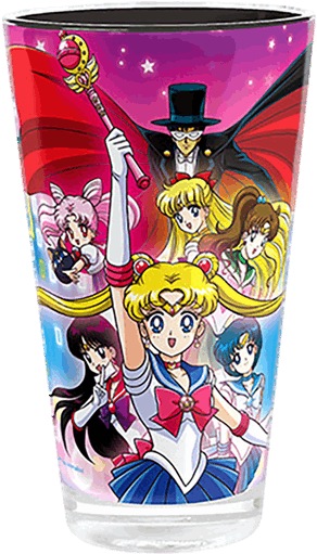 Characters Perspex Tumbler - Pint Glass (600x600), Png Download