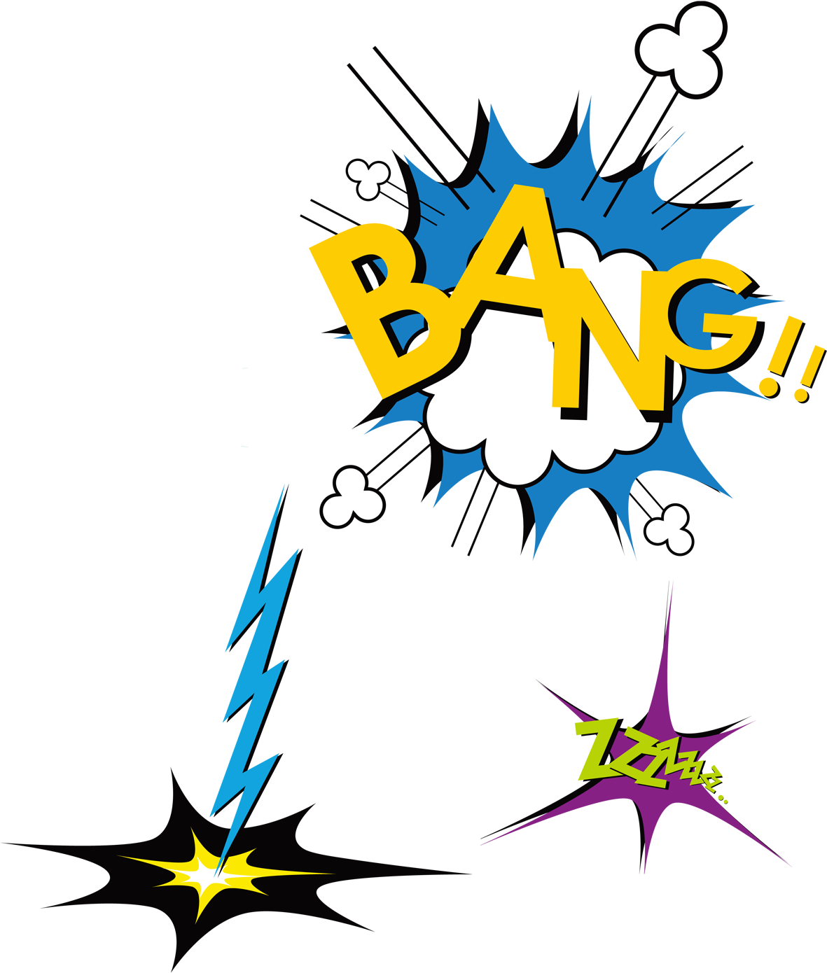 Sheldon Cooper Drawing Big Bang Clip Art - Free Vector Cartoon Explosion (1500x1500), Png Download