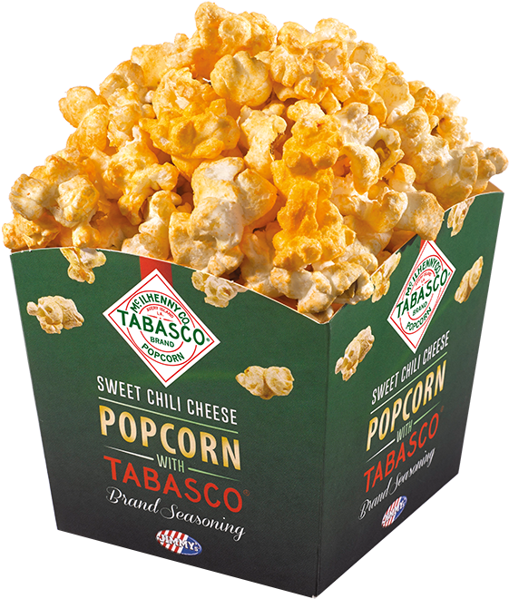 Tabasco® Popcorn Serving Tubs - Tabasco Popcorn (589x687), Png Download