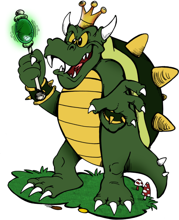 3 King Koopa By Granitoons - King Koopa Png (600x824), Png Download