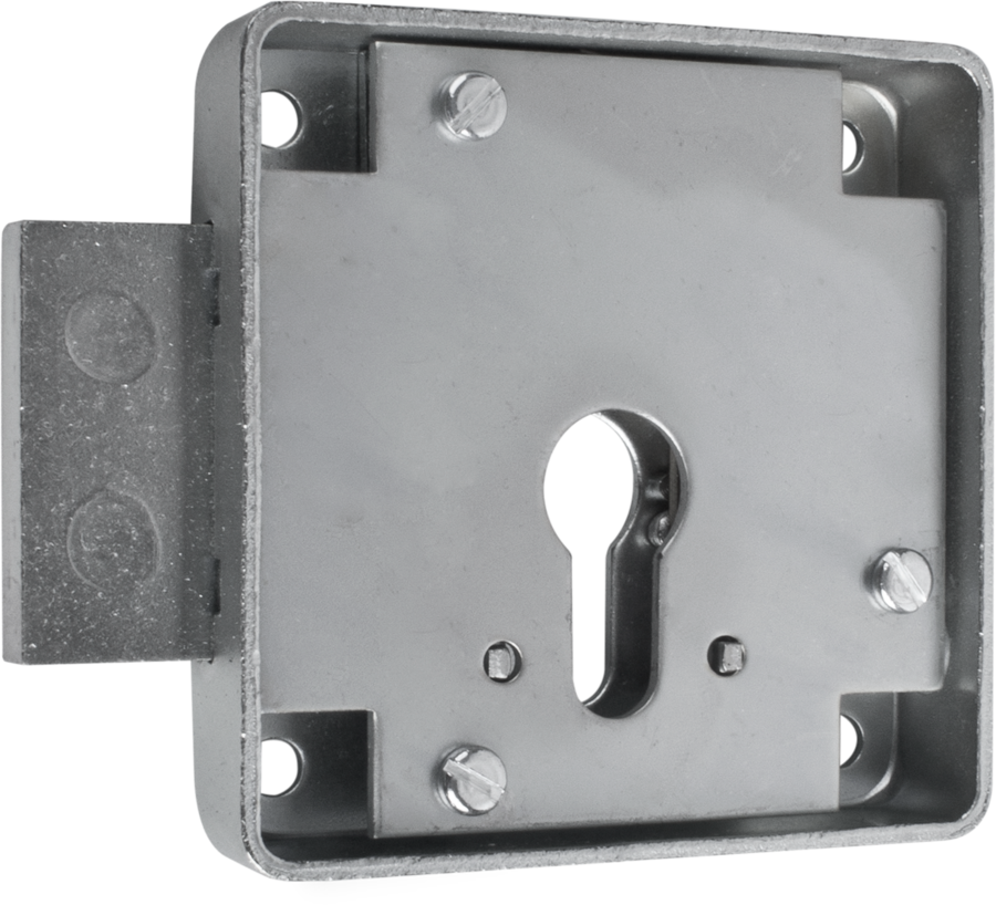 Rim Lock For Euro Profile Cylinder, Backset 45 Mm, - Gadget (900x818), Png Download