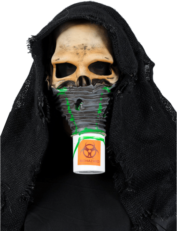 Adult Survivor Mask - Skull (600x951), Png Download