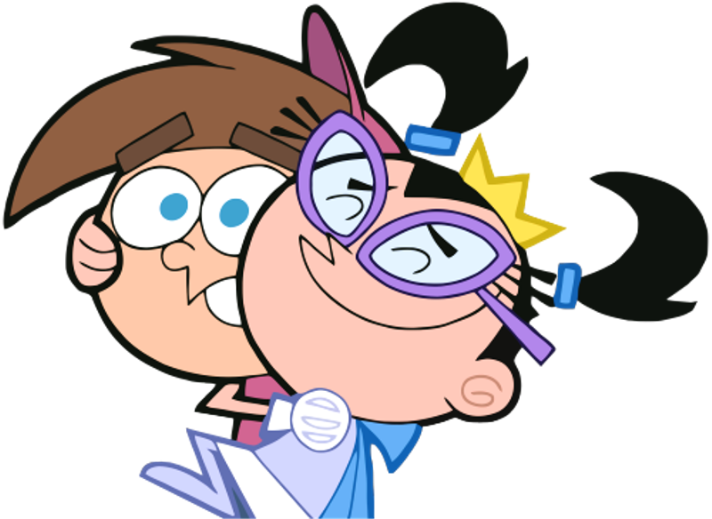 Tootie With Timmy - Timmy Turner And Tootie (800x584), Png Download