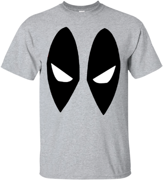 Deadpool Shirt Mask Logo - Shirt (600x600), Png Download
