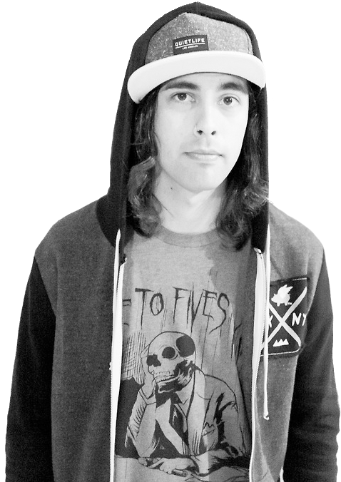Vic Fuentes - Hoodie (544x697), Png Download