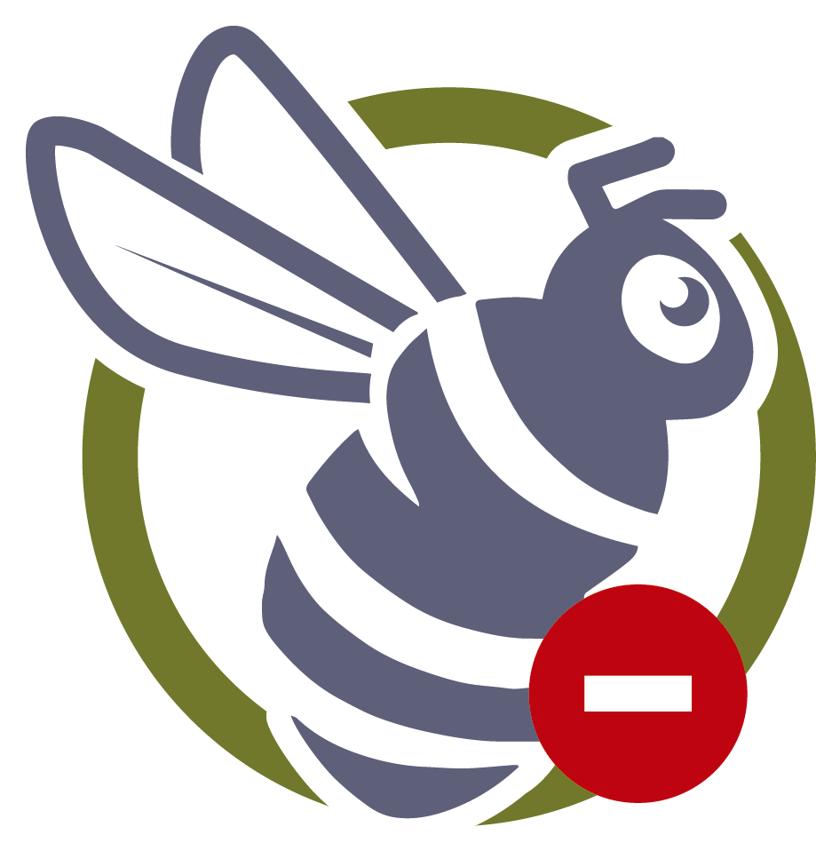 Bee Removal Icon - Bee (1044x1025), Png Download