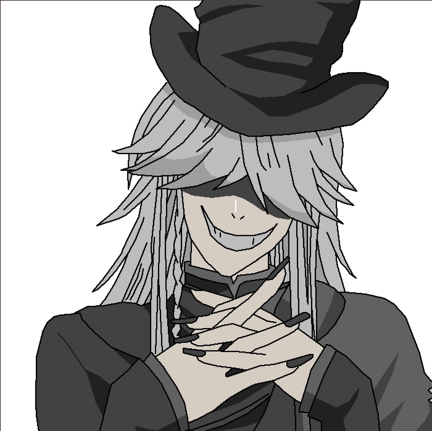 The Undertaker - Cartoon (1400x1398), Png Download