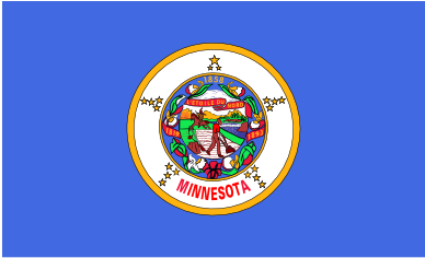Us Minnesota Flag Clip Art - Flag (522x594), Png Download