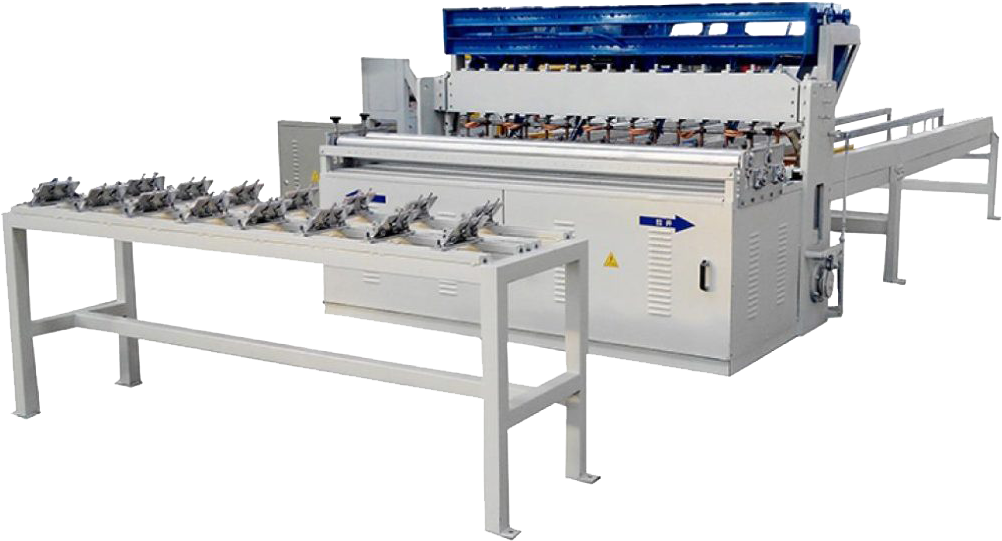 Electrowelded Mesh Machine For Manufacturing Building - Assembly Line (1009x583), Png Download