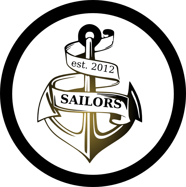 Ship Black And White Anchor (594x597), Png Download