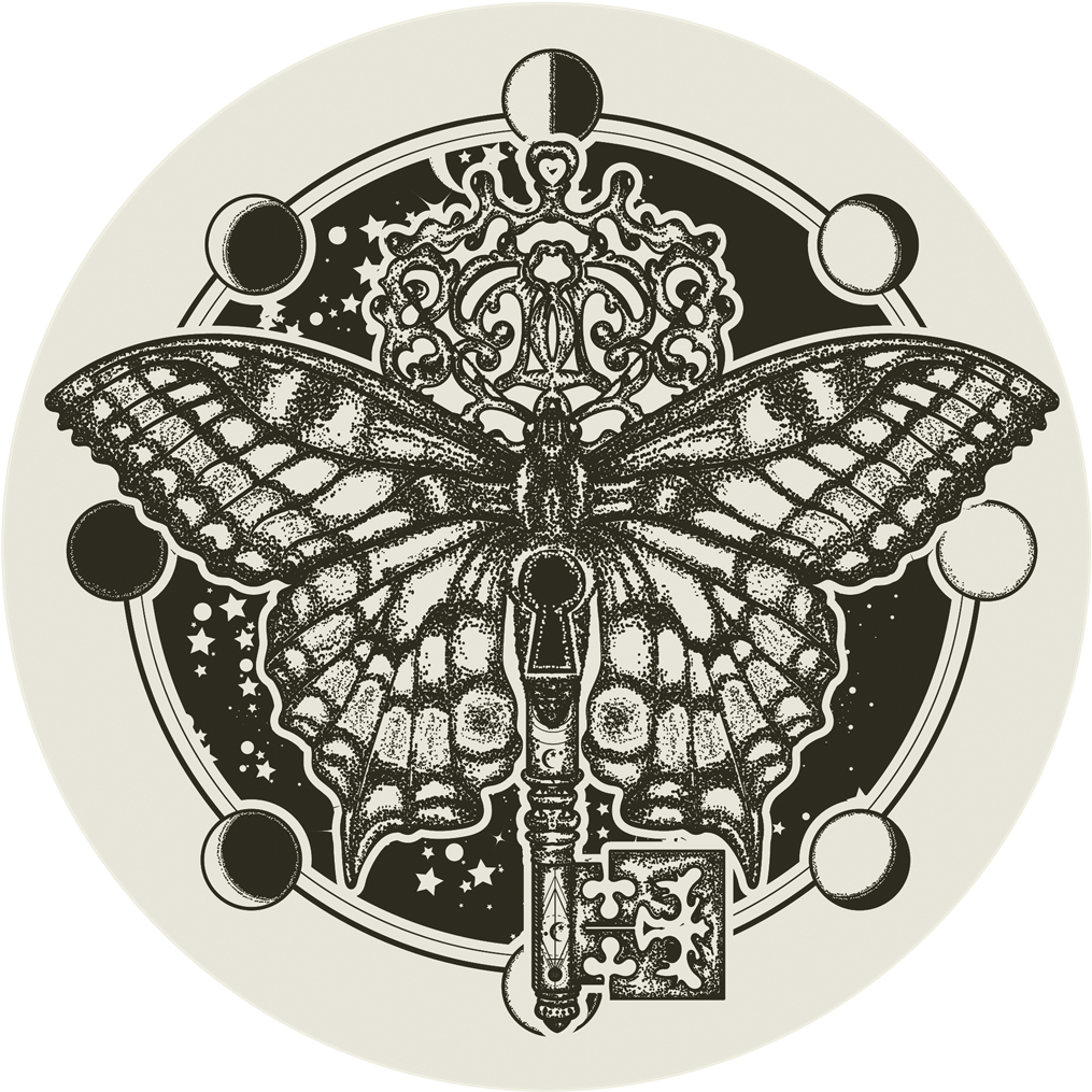 Butterfly Tattoo (1024x1024), Png Download