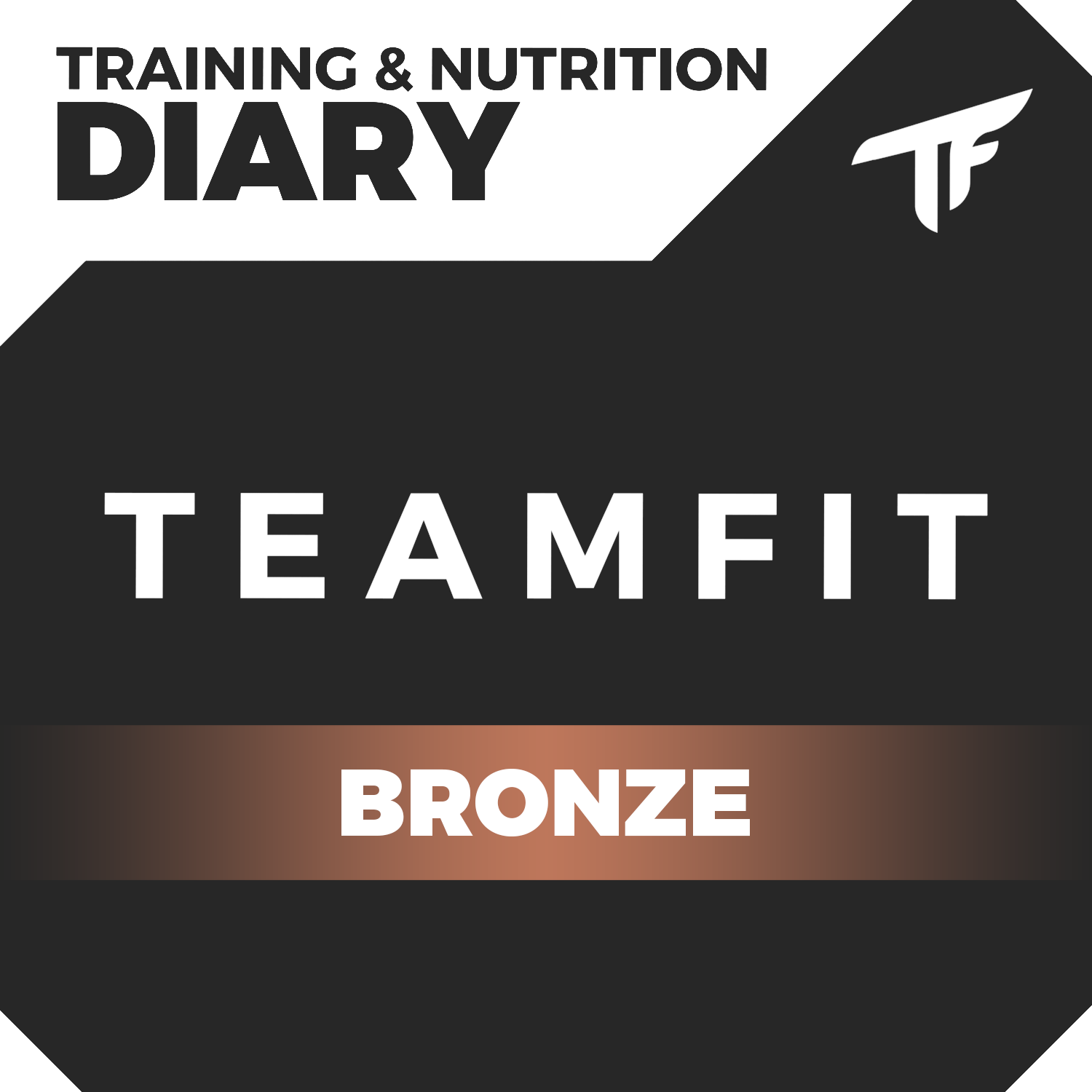 Teamfit® Bronze Training & Nutrition Diary (1500x1500), Png Download
