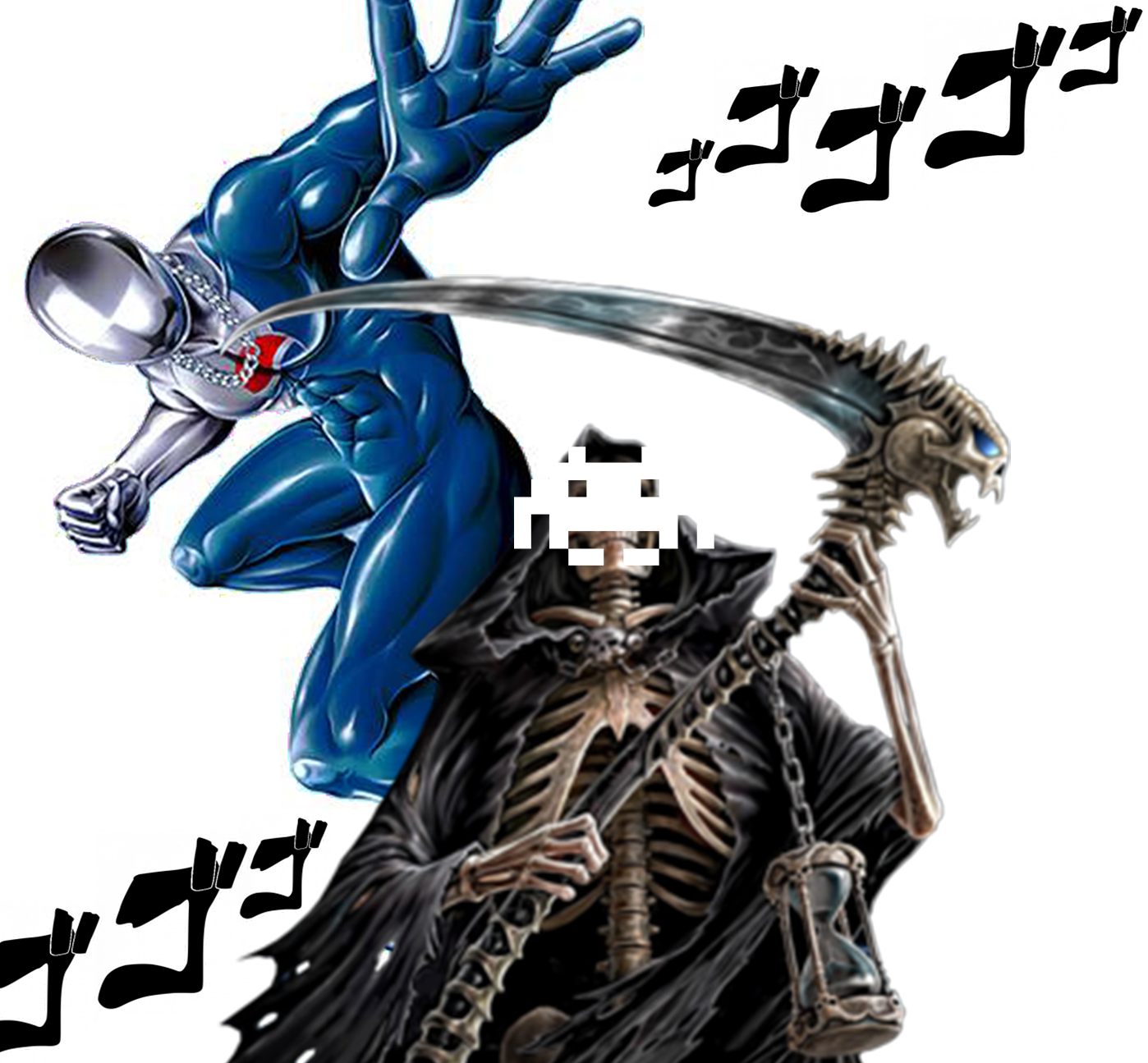 The Skelton - Grim Reaper Transparent Background (1398x1295), Png Download