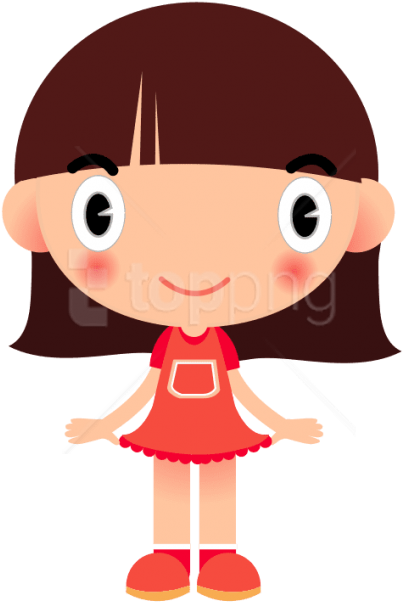 Free Png Download Cartoon Girl Dress Clipart Png Photo - Clipart Girl Png (480x679), Png Download