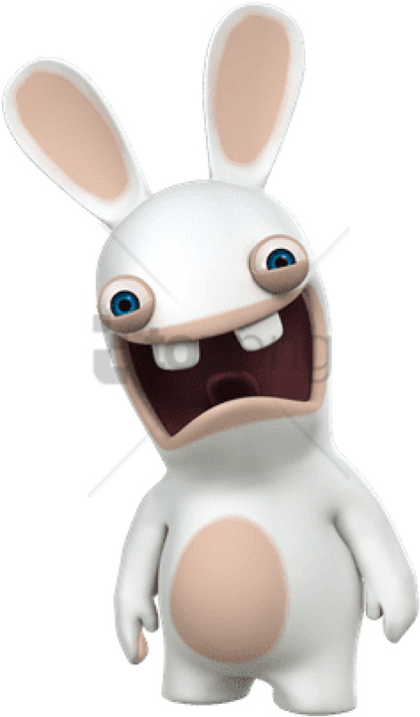 Free Png Download Screaming Rabbid Clipart Png Photo - Super Smash Bros Ultimate Rabbids (480x817), Png Download
