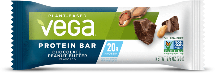 Vega Protein Bar Chocolate Peanut Butter, - Vega Bar (1120x1120), Png Download