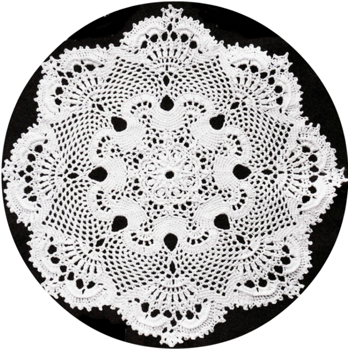X Kb Pinterest Coasters And Crochet - Патриция Кристоферсон Салфетки Схемы (700x690), Png Download