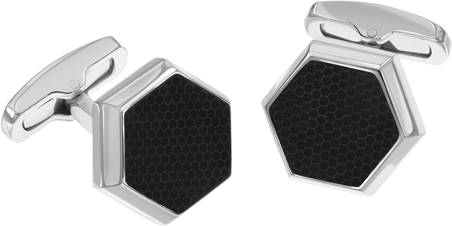 Vega Polished Stainless Steel Cufflinks (2000x2000), Png Download