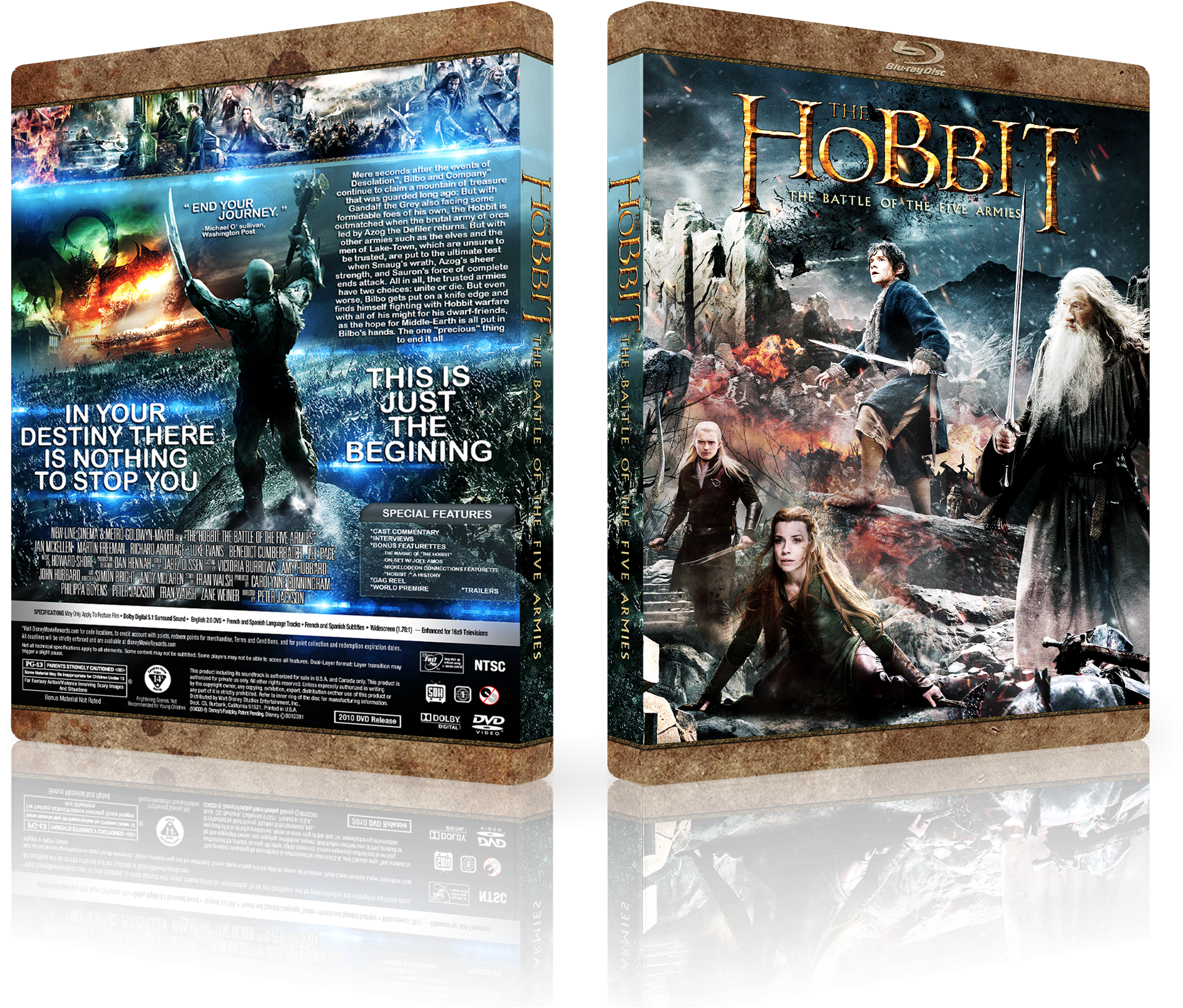 The Hobbit Battle Of - Art (2000x1754), Png Download